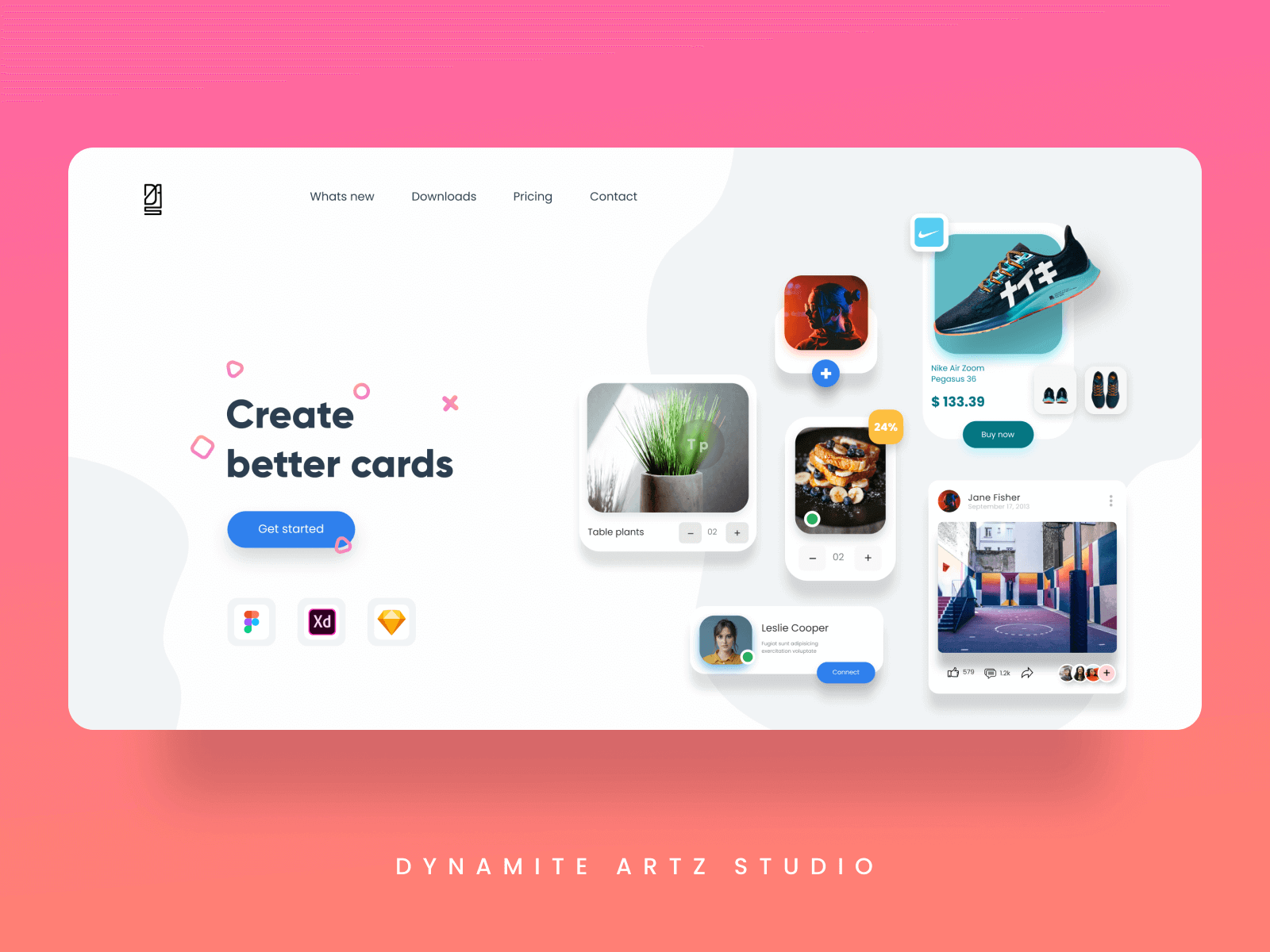 Better Cards - Landing Page Design